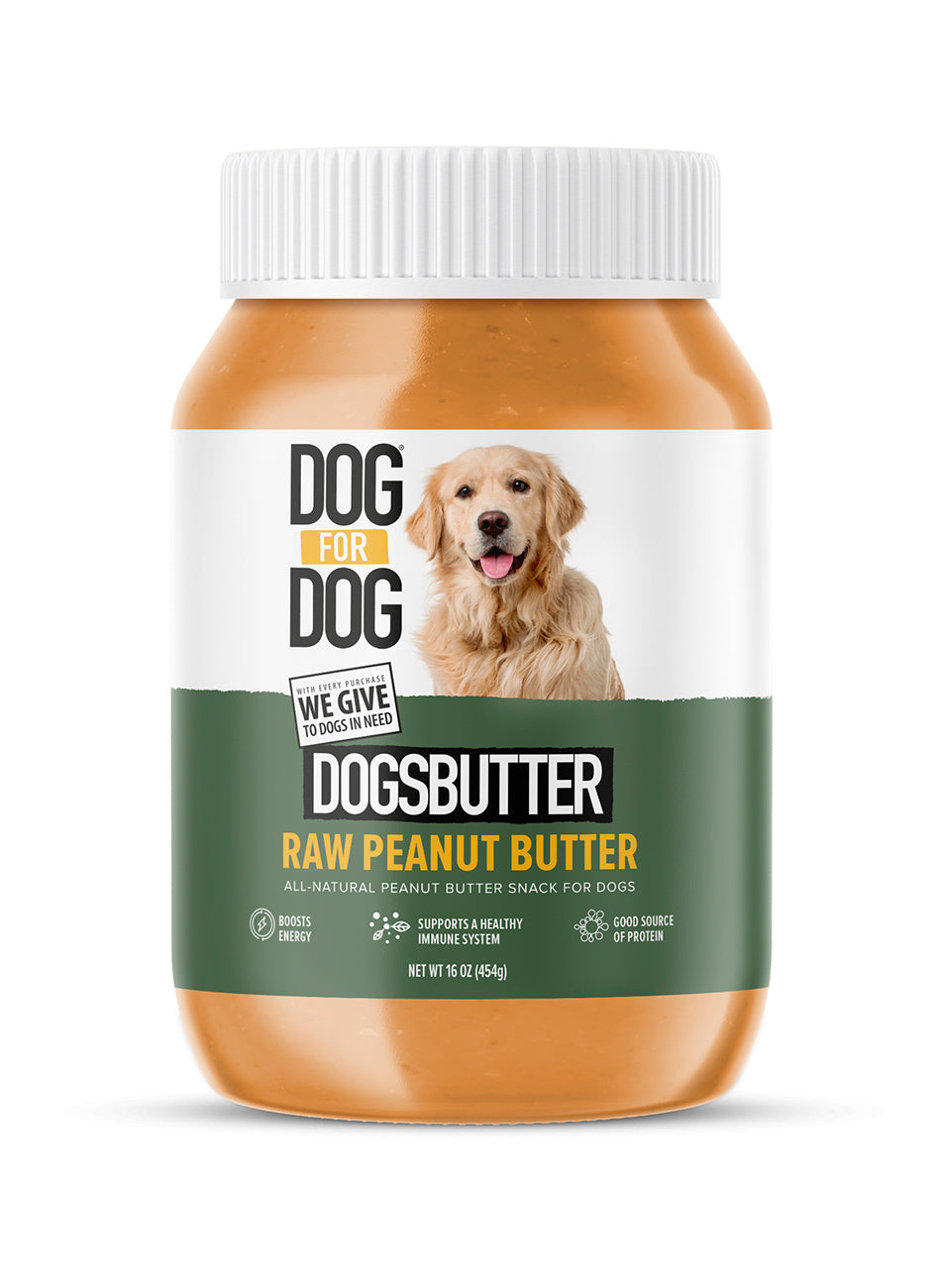 All-Natural Raw DogsButter 10oz + Lick Mat Bundle