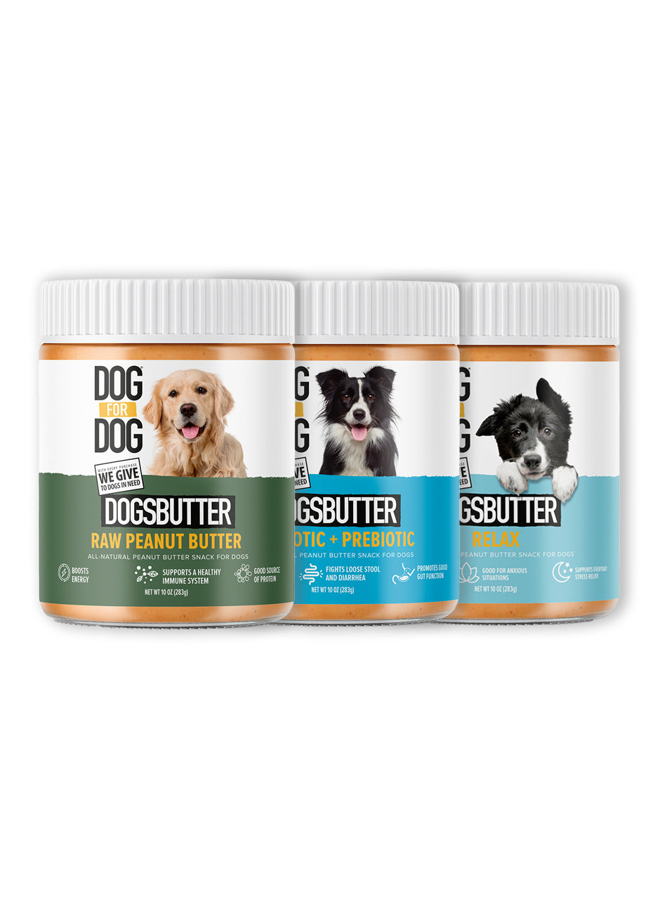 All-Natural Raw DogsButter 10oz + Lick Mat Bundle