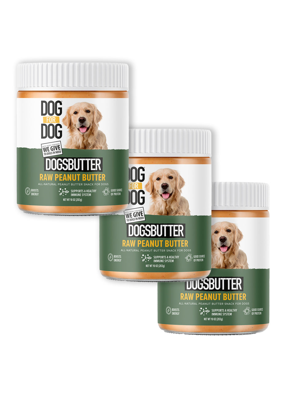 All-Natural Raw DogsButter 10oz + Lick Mat Bundle